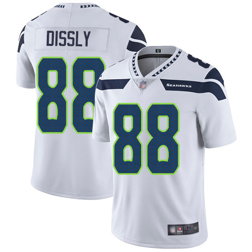 Seattle Seahawks Limited White Men Will Dissly Road Jersey NFL Football 88 Vapor Untouchable